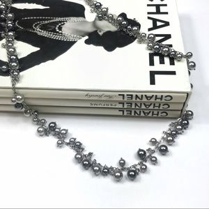 Banana Republic Long Pearl & Bead Necklace